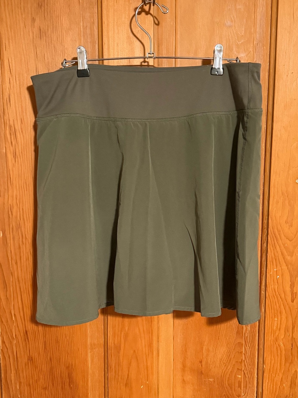 Maurices Women’s Olive Green Skort Size 1X Athletic Skirt Shorts Casual